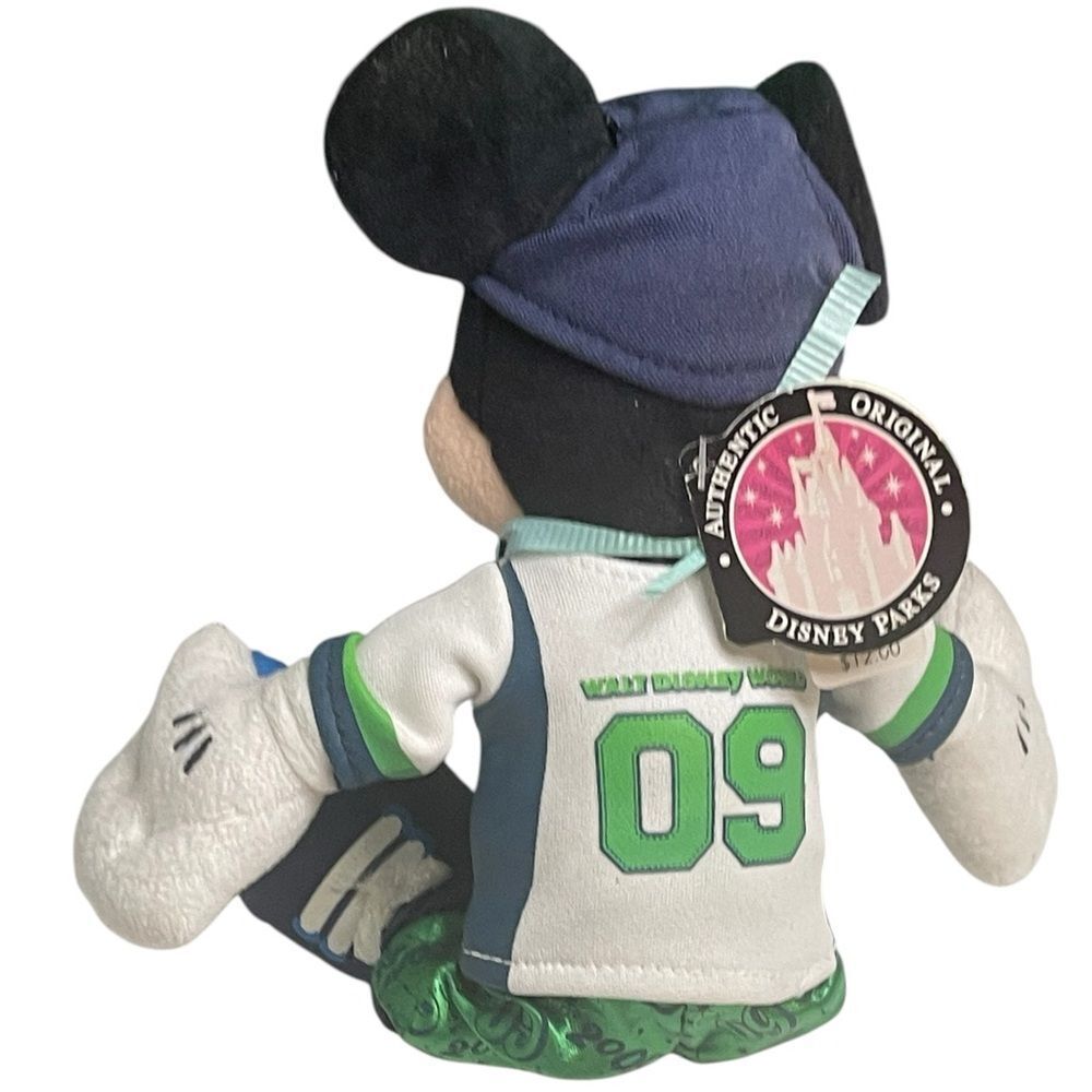 Disney 2009 Mickey Mouse Disney World 10”Plush Blue, White and Green Outfit - Picture 2 of 16